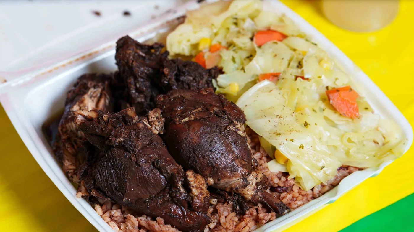 Jerk Chicken Fried Rice Medium