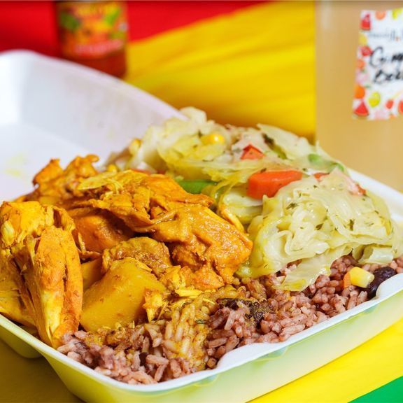 Curry Chicken Fried Rice Large