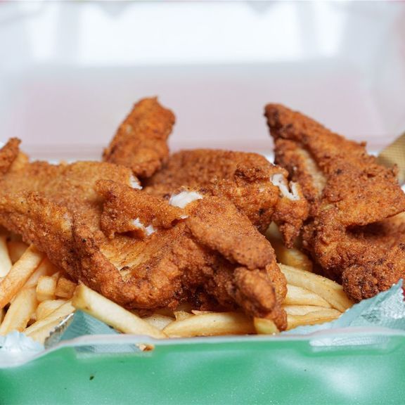 3pc Catfish Dinner